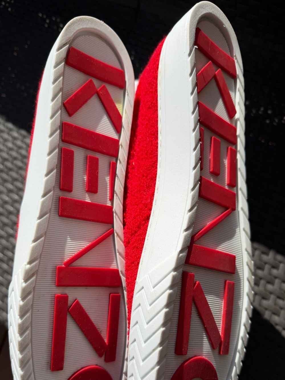 Kenzo K-Skate Tiger Head Towel Slip-On Sneakers - Picture 5 of 8